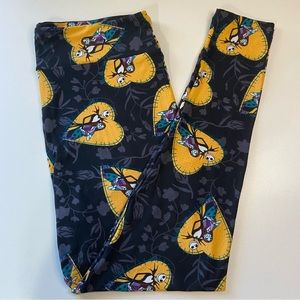 LULAROE TC2 Disney Nightmare Before Christmas Jack and Sally leggings